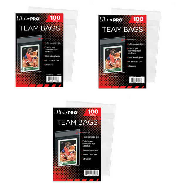 3st Ultra Pro Resealable Team Bags