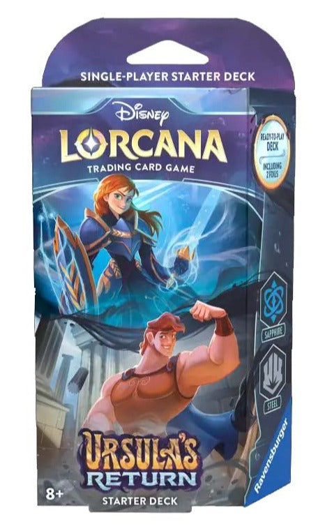 Disney Lorcana TCG: Ursula's Return Starter Deck - Anna & Hercules