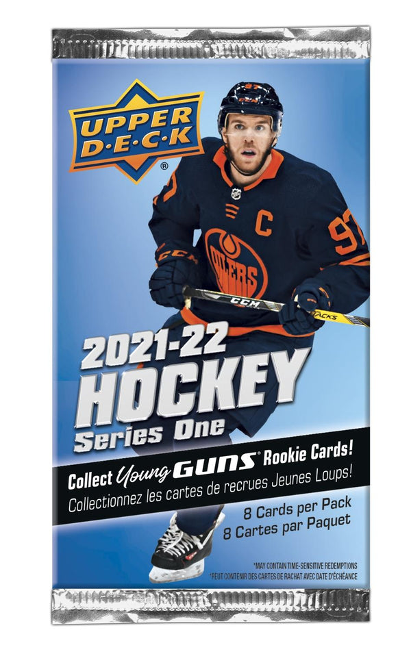 Upper Deck 2021-22 Series 1 Hockey Retail Booster