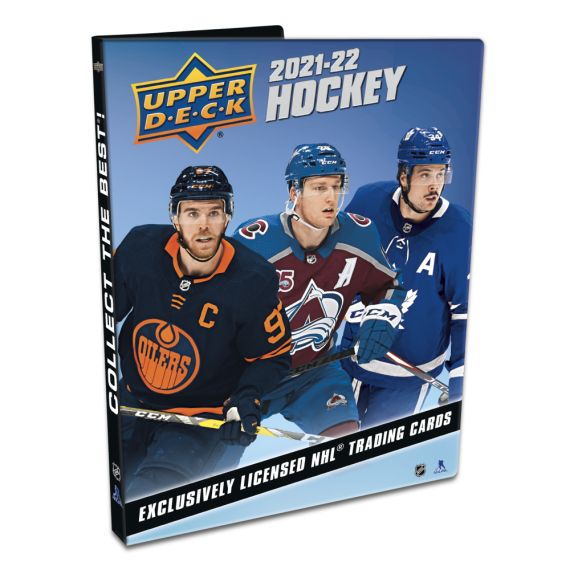 Upper Deck 2021-22 Series 1 Hockey Cards Starter Kit (Pärm +3st boosters)