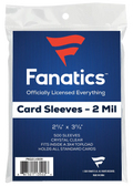 Topps Fanatics Collectibles Soft Sleeves / Penny Sleeves (500-pack)