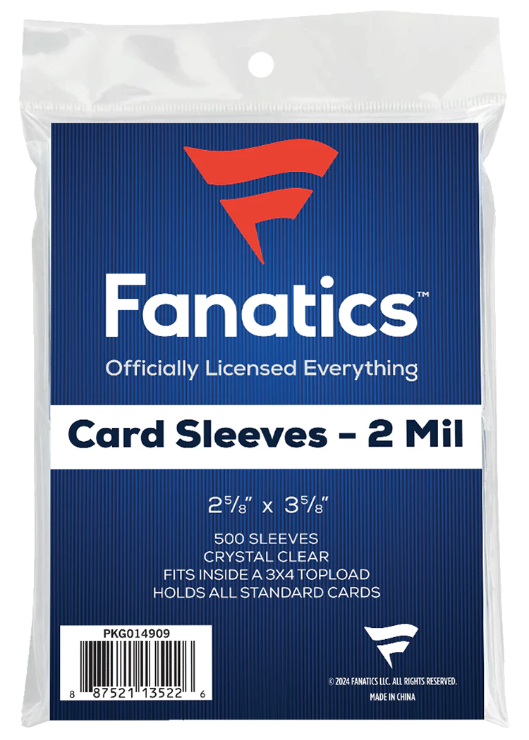 Topps Fanatics Collectibles Soft Sleeves / Penny Sleeves (500-pack)