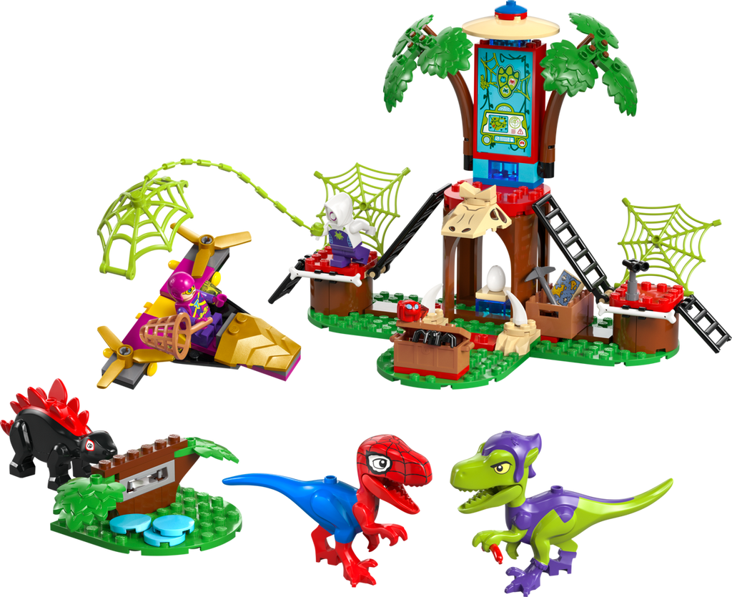 LEGO Marvel Spideys och Gobbys raptorstrid vid trädkojan 11200