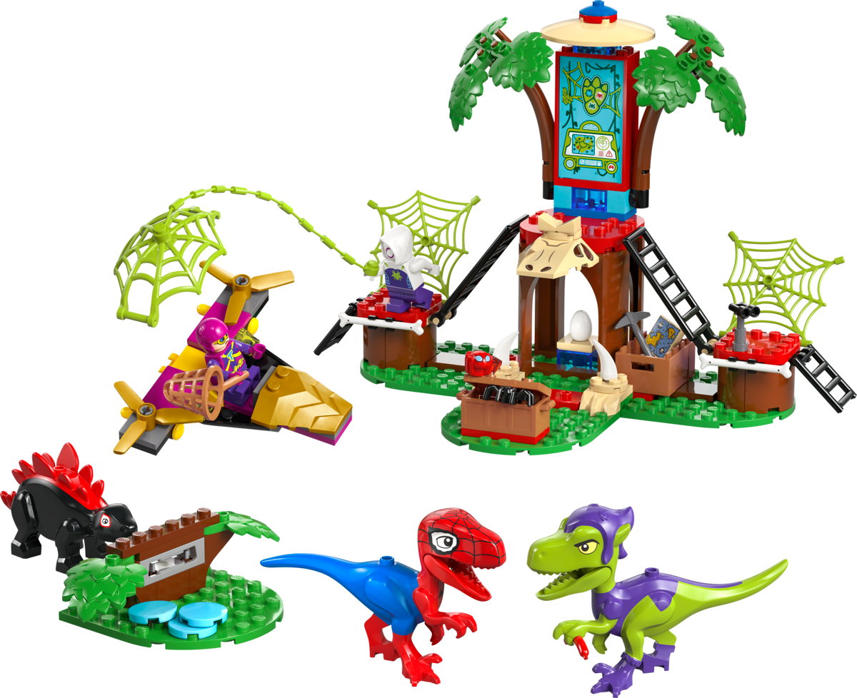 LEGO Marvel Spideys och Gobbys raptorstrid vid trädkojan 11200