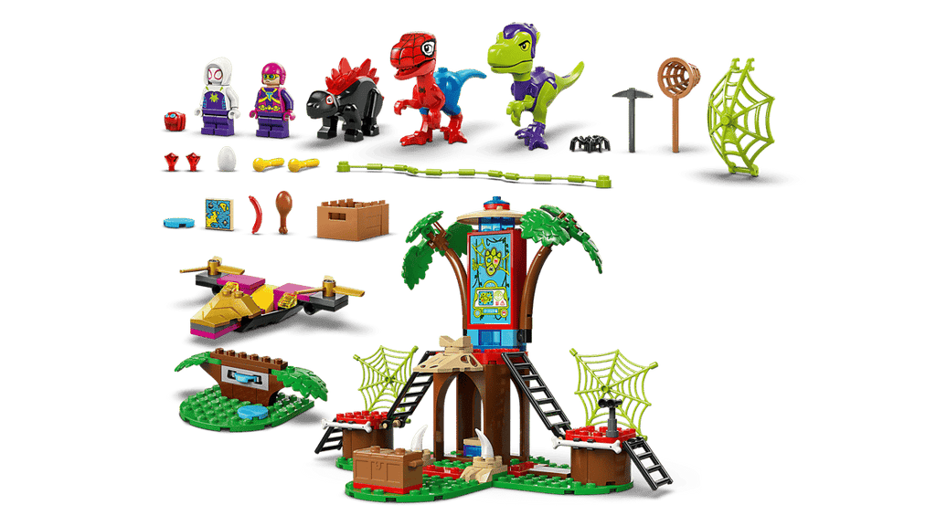 LEGO Marvel Spideys och Gobbys raptorstrid vid trädkojan 11200