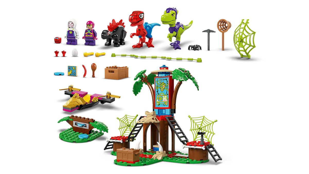 LEGO Marvel Spideys och Gobbys raptorstrid vid trädkojan 11200
