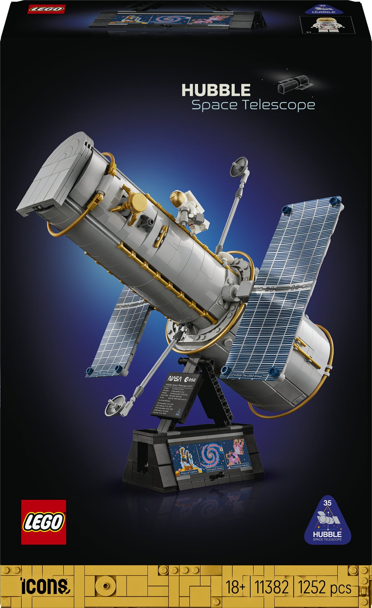 LEGO Icons Rymdteleskopet Hubble 11382