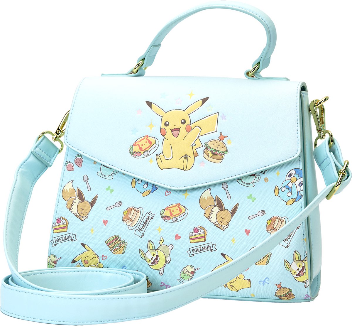 Loungefly Pokemon Cafe Pikachu Axelväska