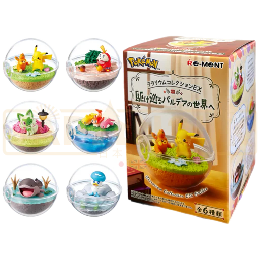 Re-Ment Samlarfigurer Pokemon Terrarium Collection EX Exploring Paldea figur
