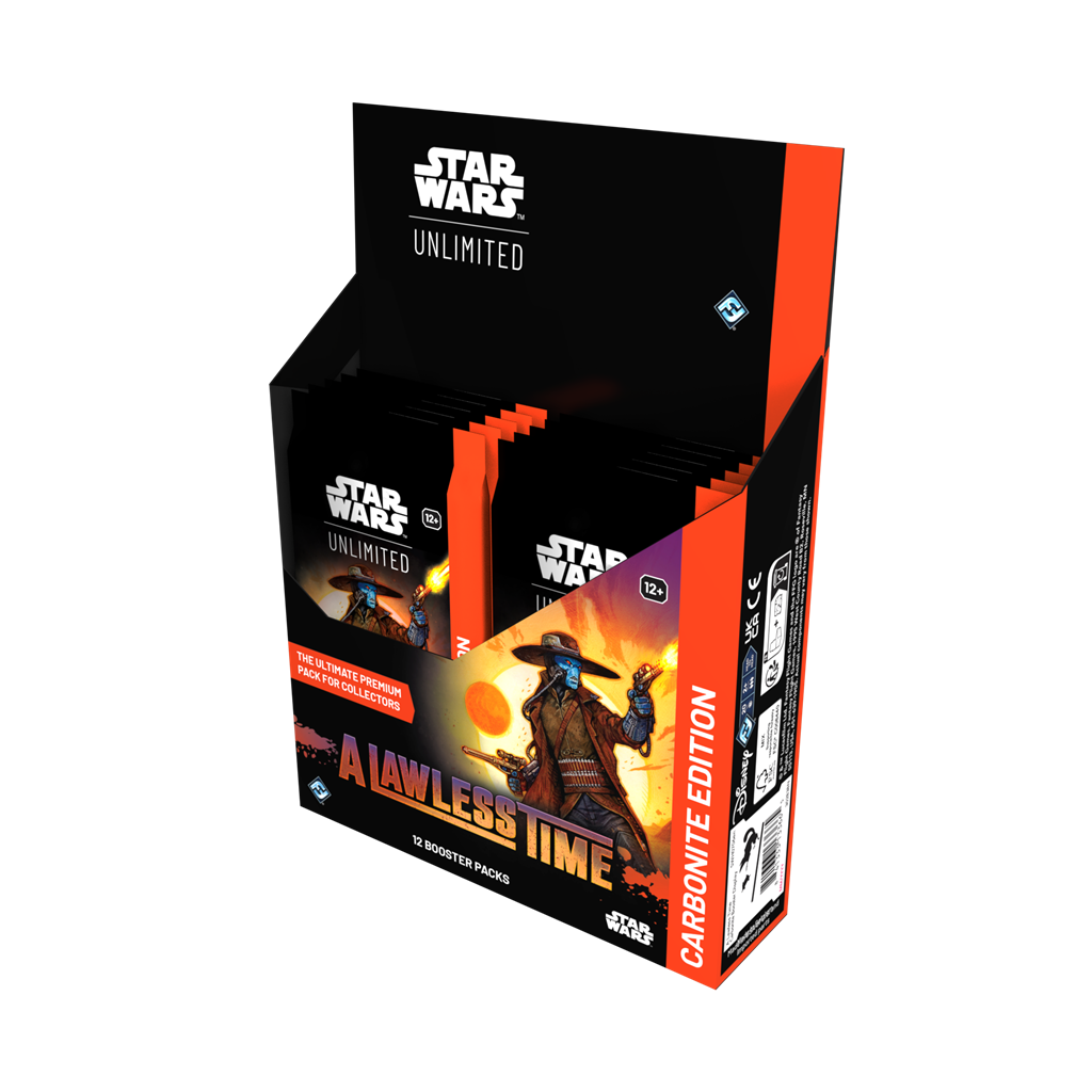 Star Wars: Unlimited - A Lawless Time Carbonite Booster Display (12 boosters)
