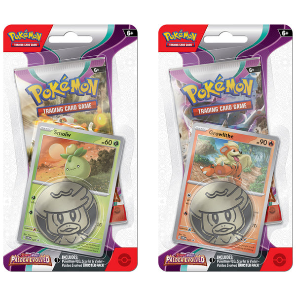 Pokemon Scarlet & Violet Paldea Evolved Checklane (1st)