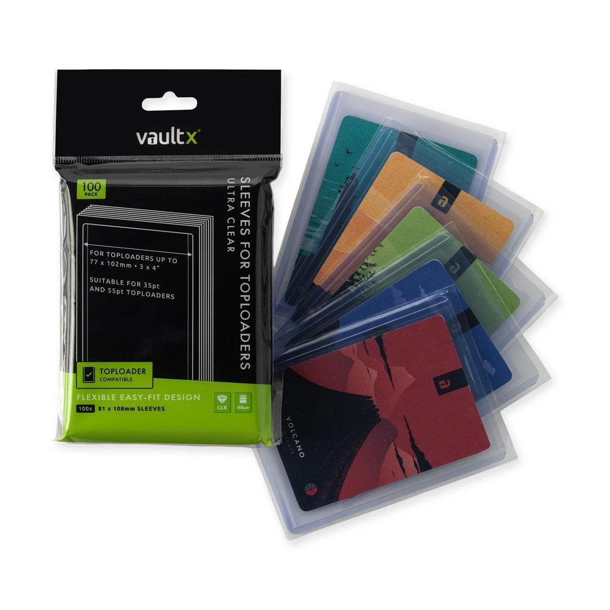 Vault X Soft Sleeves for Toploaders (100st)