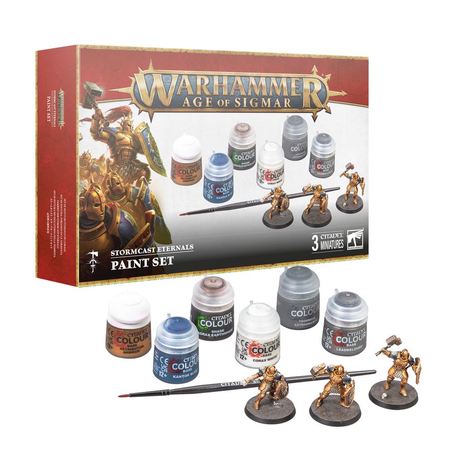Warhammer Age of Sigmar - Storm Cast Eternals + Paint Set