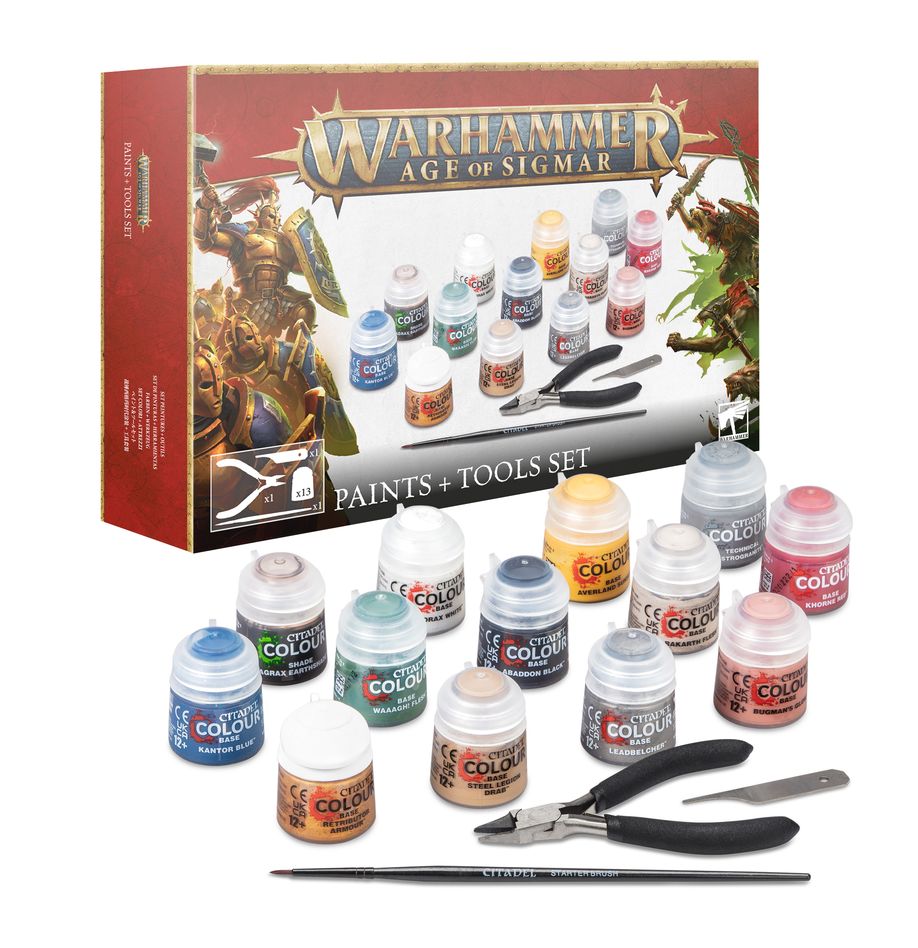 Warhammer Age of Sigmar - Paints+Tools