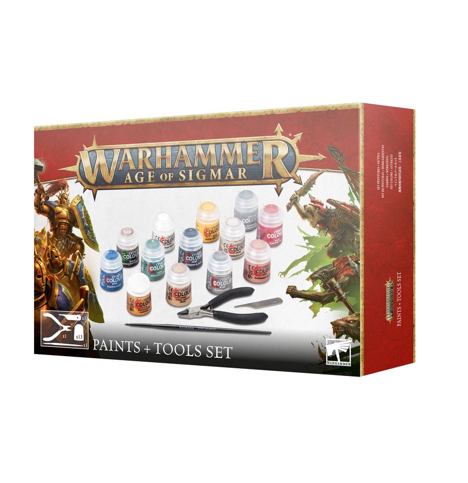 Warhammer Age of Sigmar - Paints+Tools