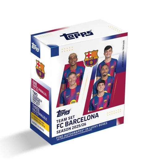 TOPPS 2025/26 Topps FC Barcelona Team Set - Fotbollskort