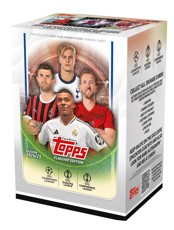 Topps UEFA Club Competitions Flagship 2024/25 Fotbollskort - Value Box