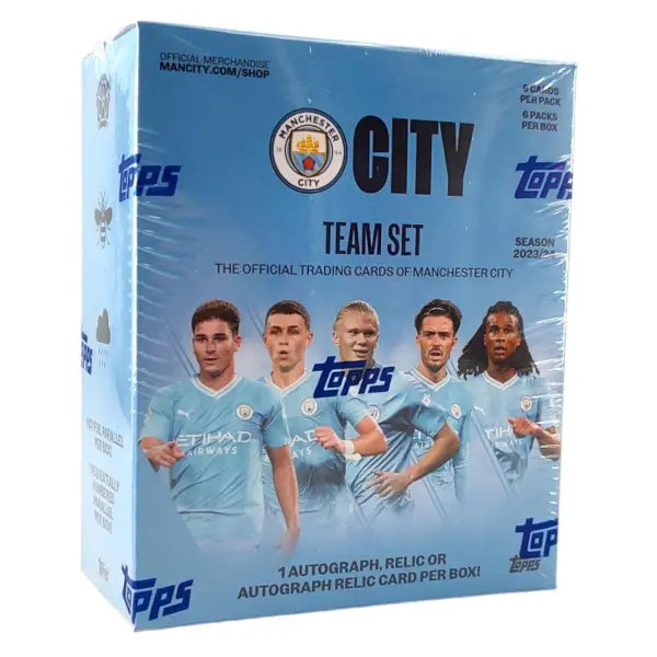 TOPPS Manchester City Official Team Set 2023/2024 (6 Boosters)