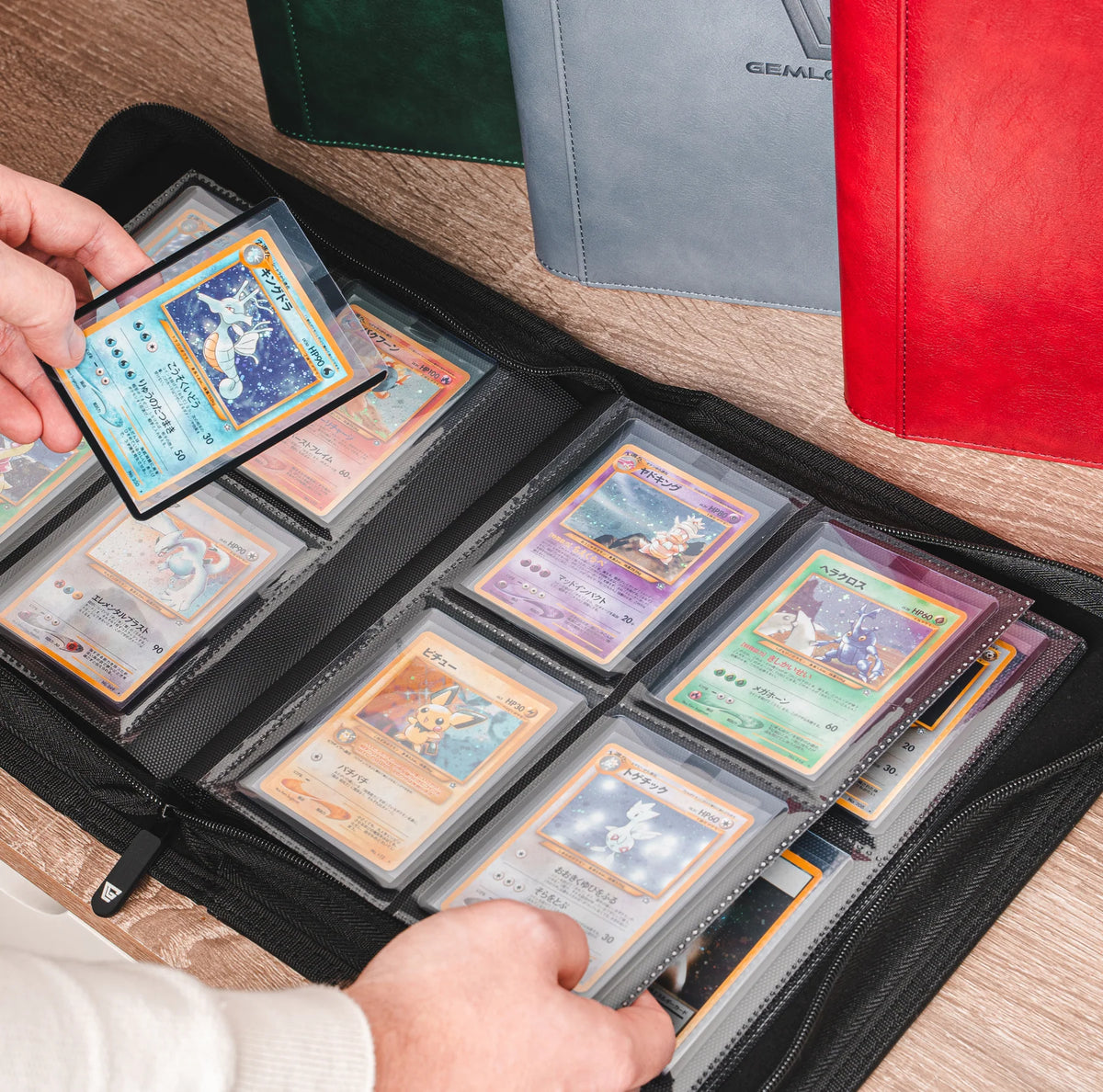 Gemloader Premium Toploader fit collector's binder (112 pockets 2X2)