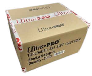 Toploader Bulk Ultra Pro Regular Toploader Bulk (2000-pack) – Speltrollet