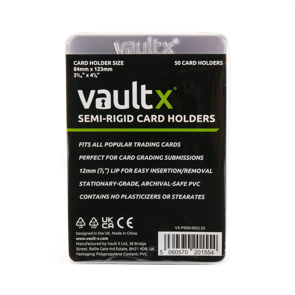 Vault X Semi-Rigid Card Sleeves (50st)