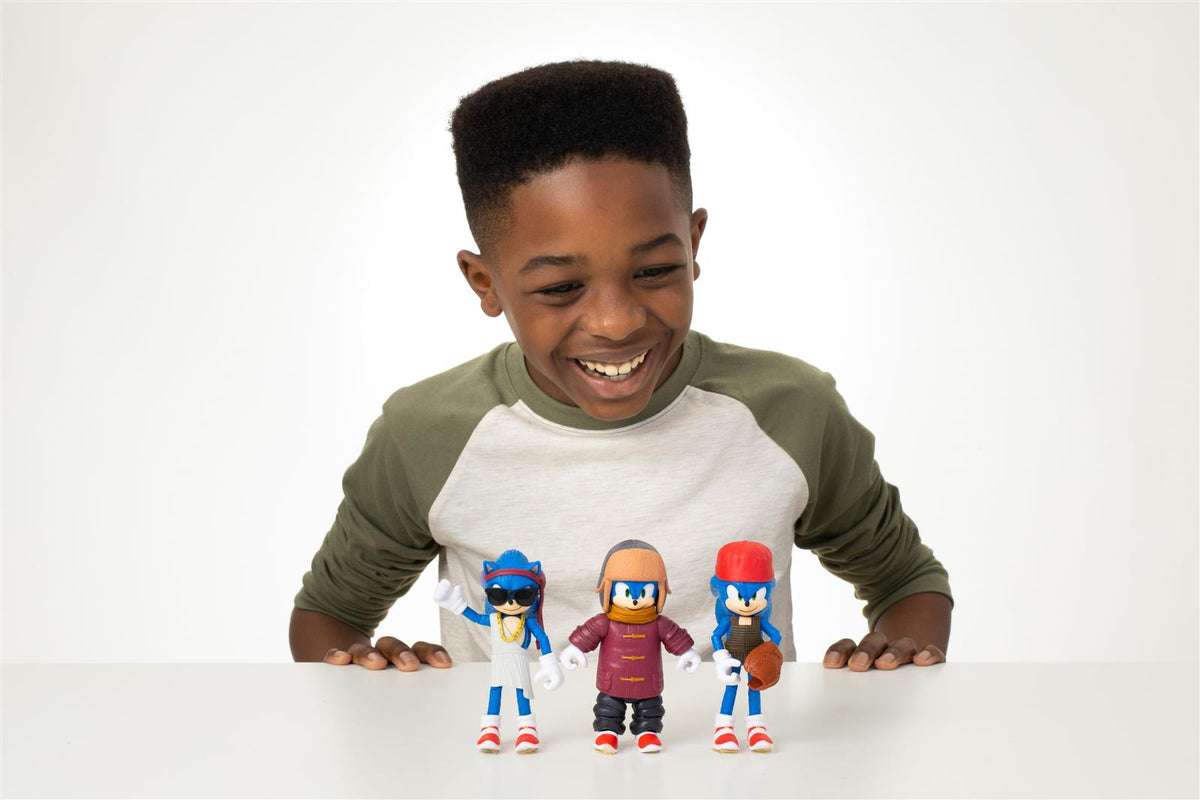 Sonic the Hedgehog 2 (Movie) 4 Inch Articulated Figure Pack