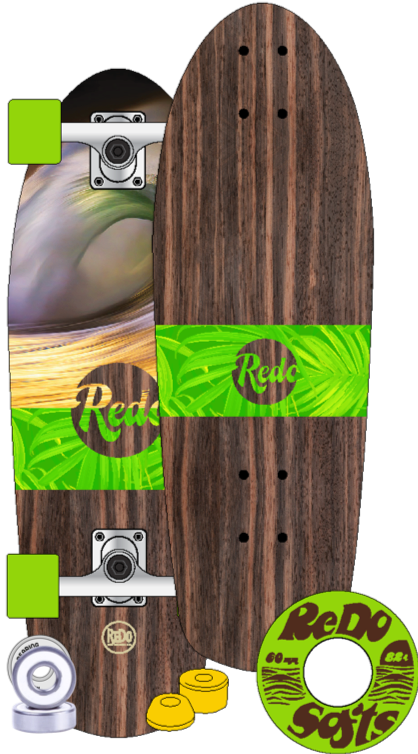 REDO Shorty Cruiser Ultimate Wave Skateboard