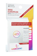 Gamegenic Board Game Sleeves Mini European 46 x 71 mm (50-pack) - Matte Clear