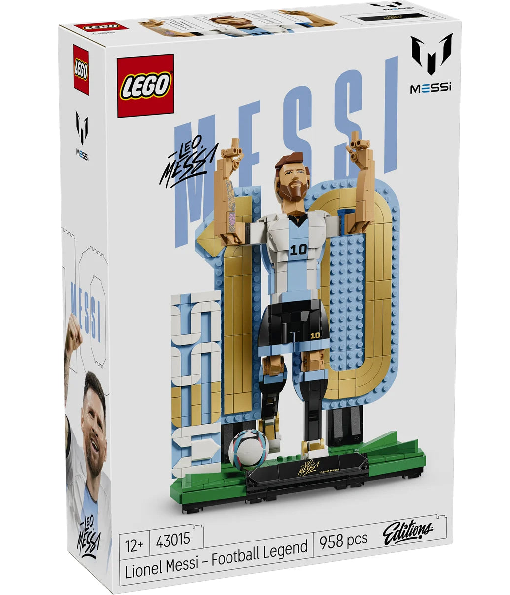 LEGO Editions Football Lionel Messi – fotbollslegend 43015