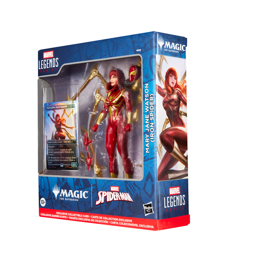 Marvel Legends Magic: The Gathering Action Figure Mary Jane Watson (Iron Spider) (plus Exclusive Foil Card)
