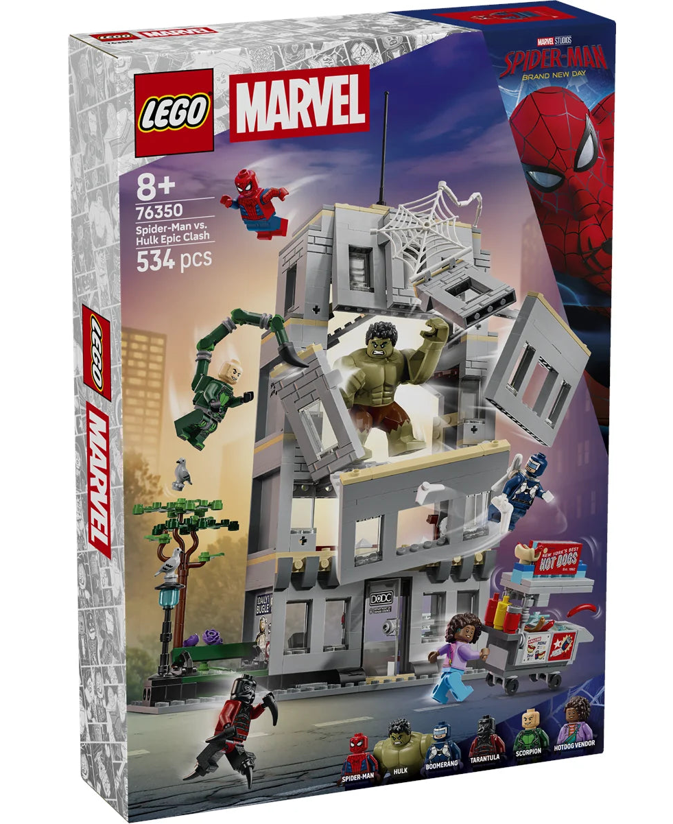 LEGO Super Heroes Episk sammandrabbning med Spider-Man mot Hulk 76350