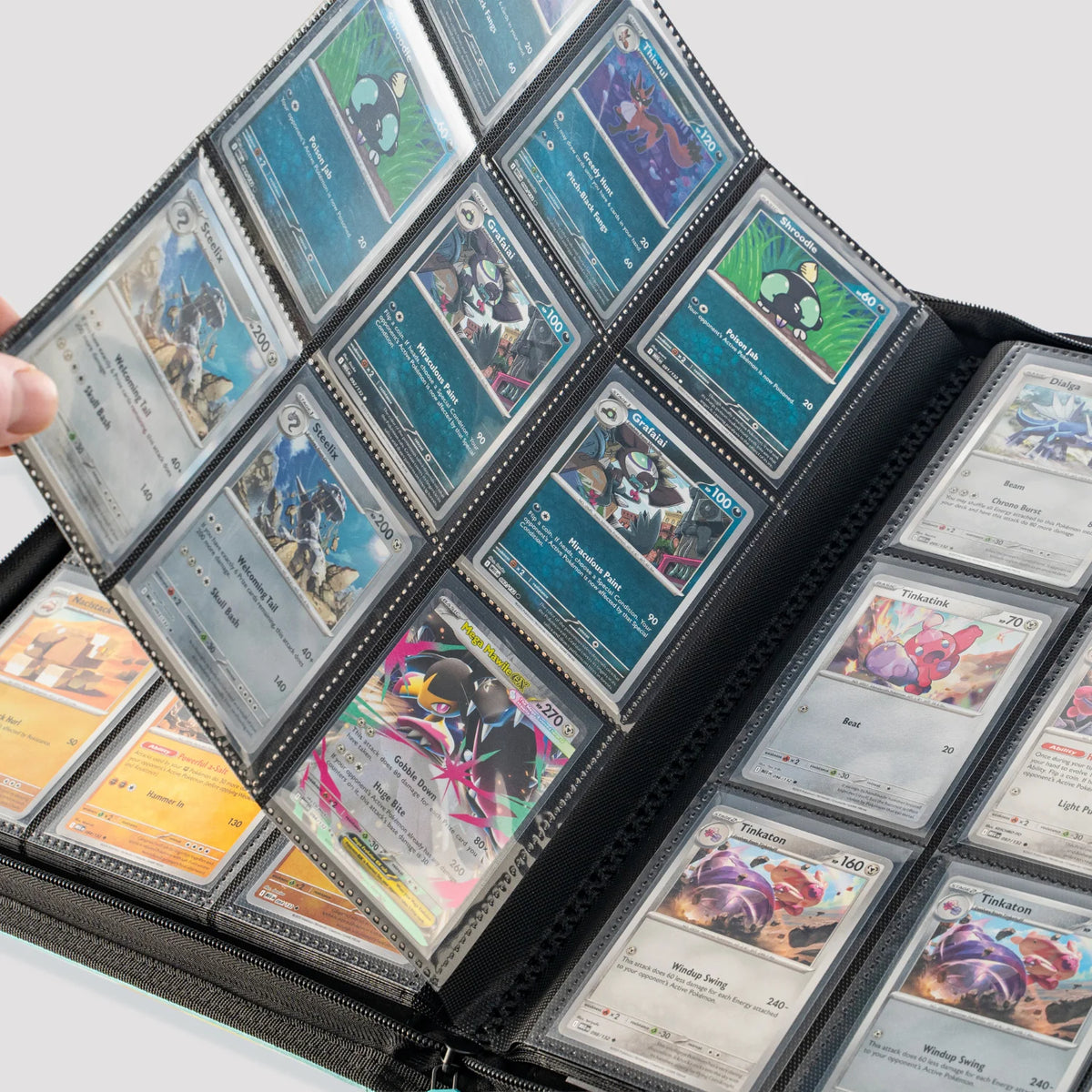 Gemloader Premium Traditional sleeved collectors binder (360 pockets 3X3)
