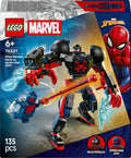 LEGO Marvel Miles Morales robot mot Spider-Man 2099 76337