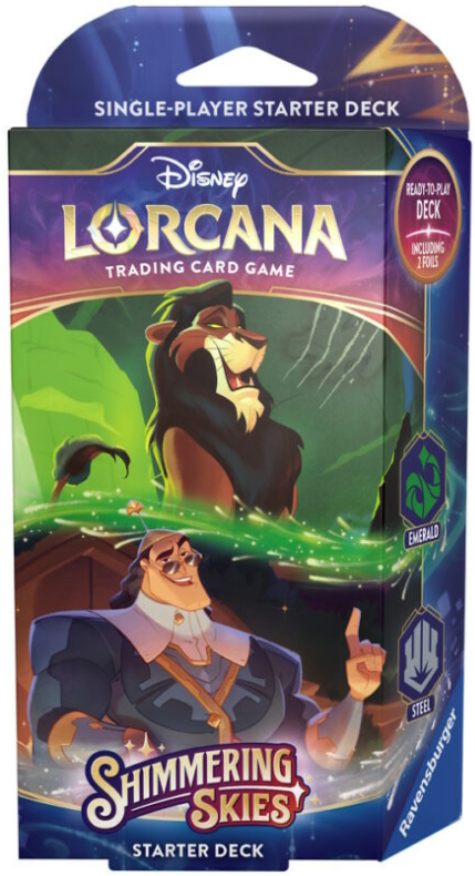 Disney Lorcana TCG: Shimmering Skies Starter Deck - Scar & Kronk