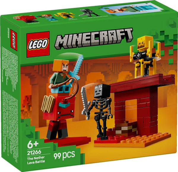 LEGO Minecraft Lavastriden i Nether 21266