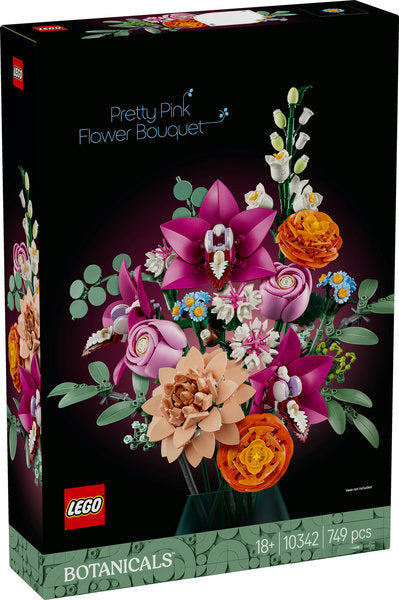 LEGO Botanicals Vacker rosa blombukett 10342