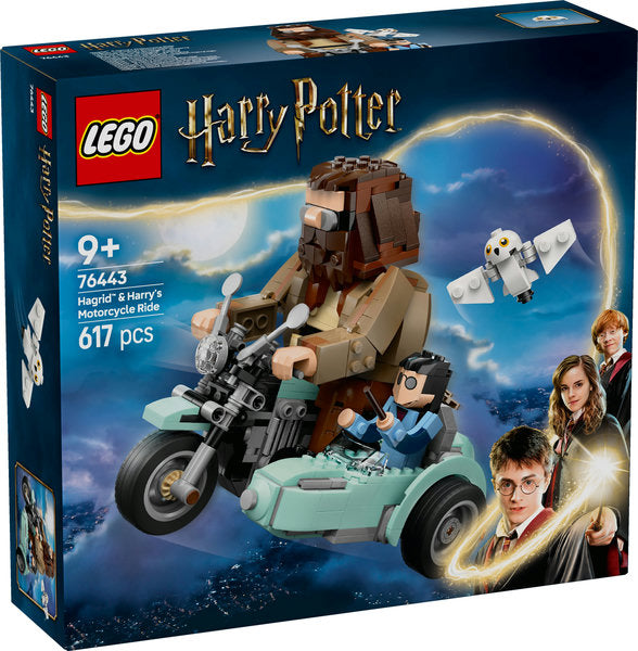 LEGO Harry Potter Hagrids och Harrys motorcykeltur 76443