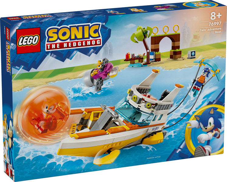LEGO Sonic The Hedgehog Tails Äventyrsbåt 76997