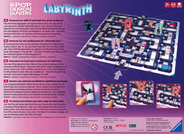 Ravensburger K-Pop Demon Hunters Labyrinth (Svensk)