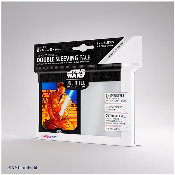 Gamegenic Star Wars: Unlimited - Double Sleeving Pack (120 pack)