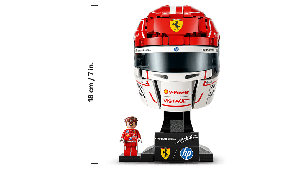LEGO Editions Formula 1 Scuderia Ferrari HP Charles Leclerc hjälm 43014