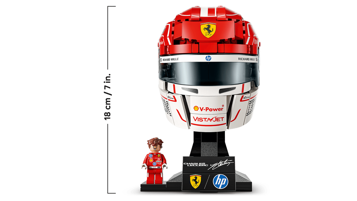 LEGO Editions Formula 1 Scuderia Ferrari HP Charles Leclerc hjälm 43014