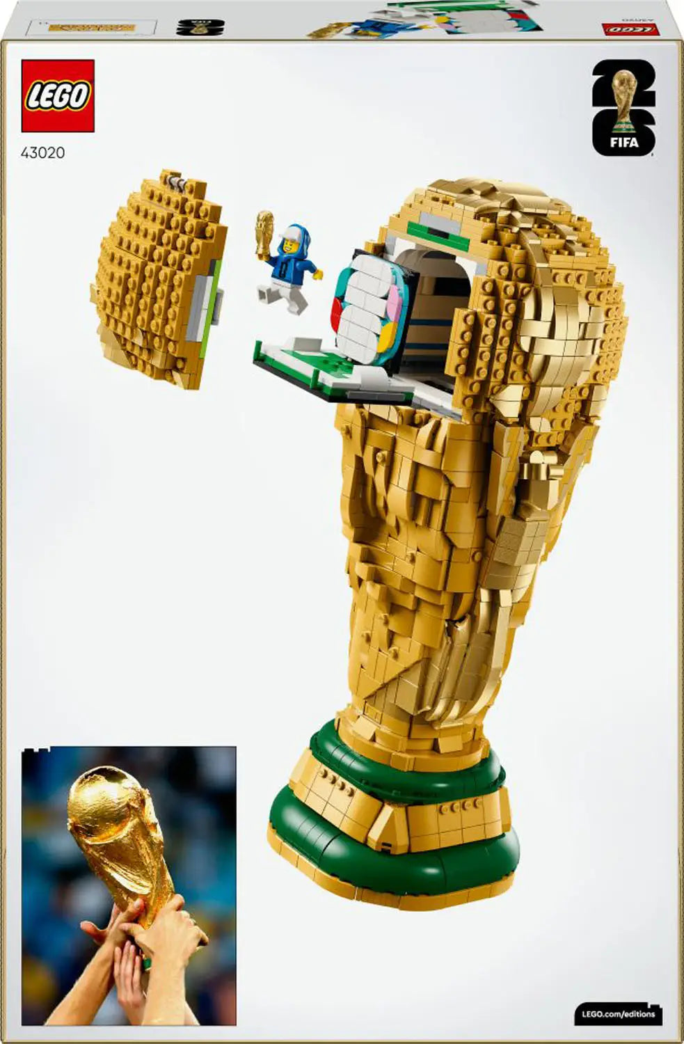 LEGO Editions Sports Officiell pokal från fotbolls-VM 43020