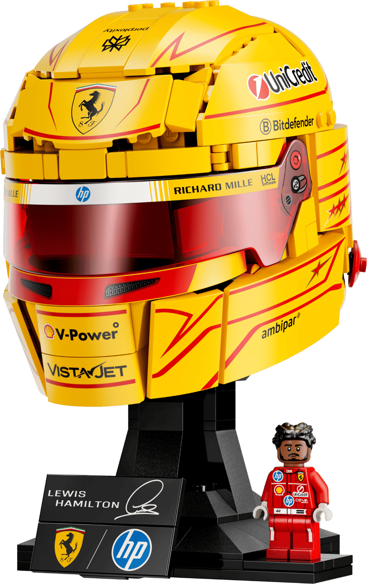LEGO Editions Formula 1 Scuderia Ferrari HP Lewis Hamilton hjälm 43022