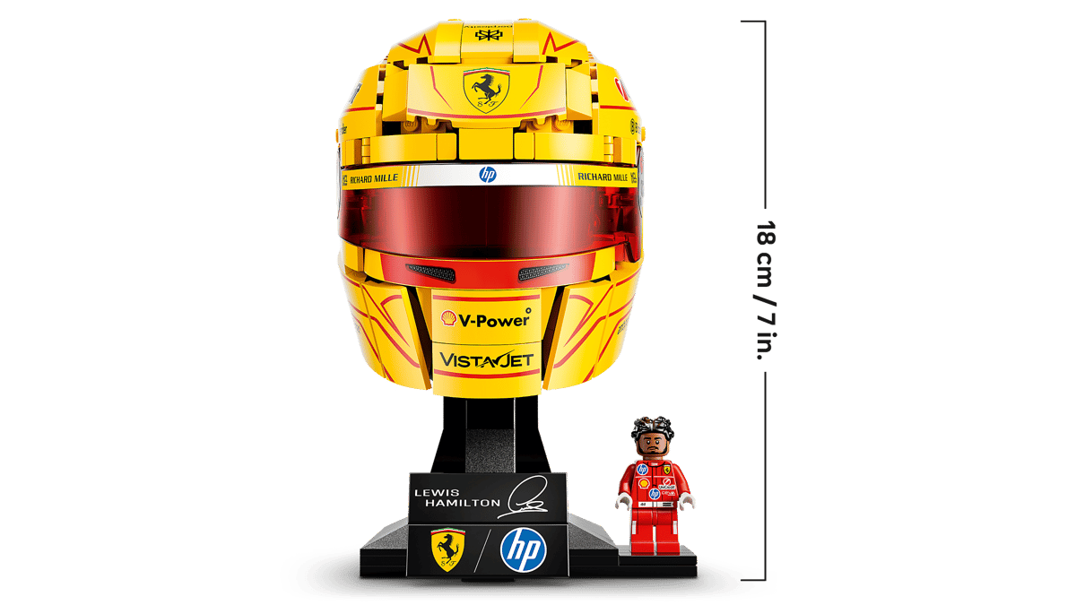 LEGO Editions Formula 1 Scuderia Ferrari HP Lewis Hamilton hjälm 43022