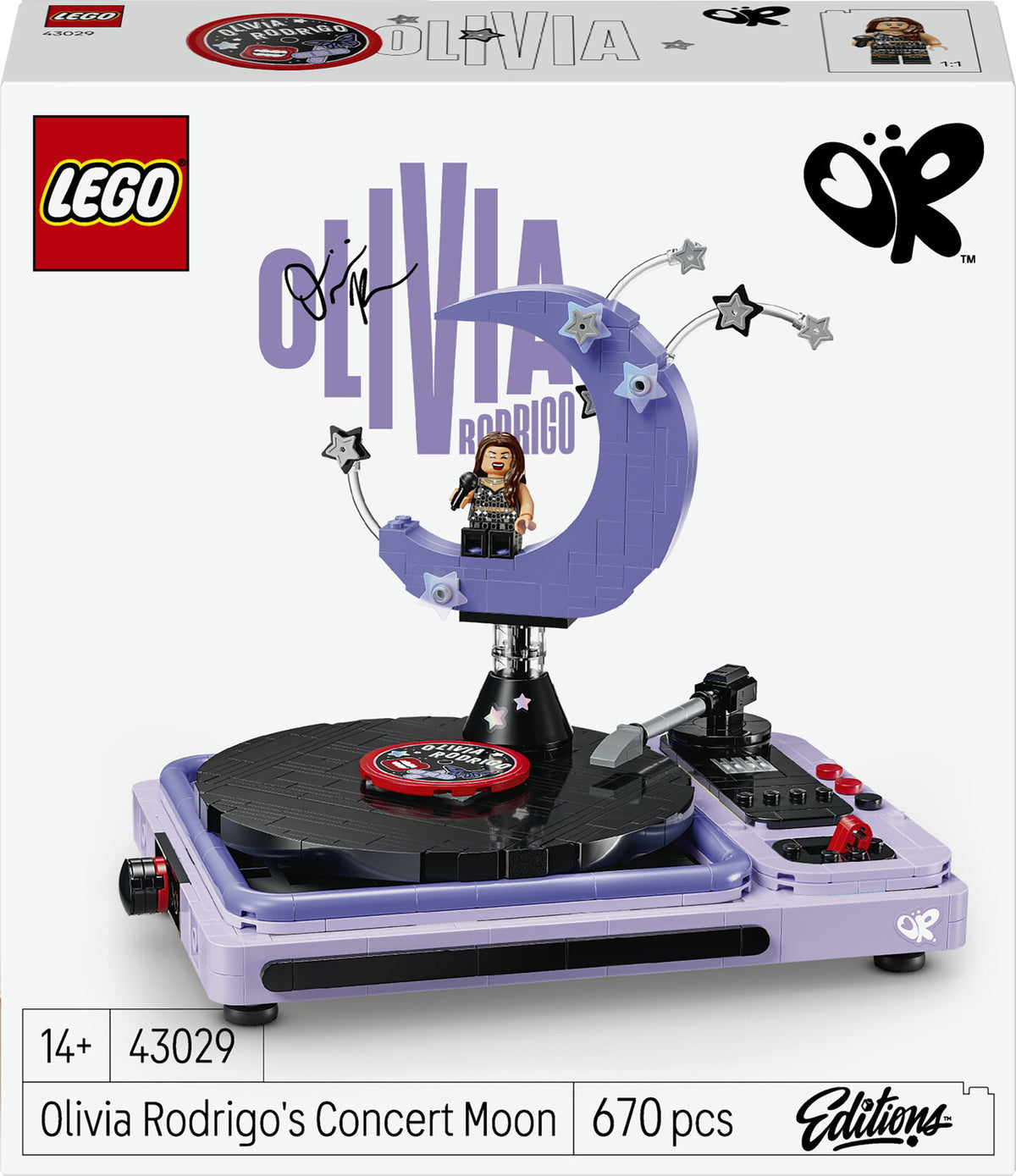 LEGO Editions Music Olivia Rodrigos konsertmåne 43029