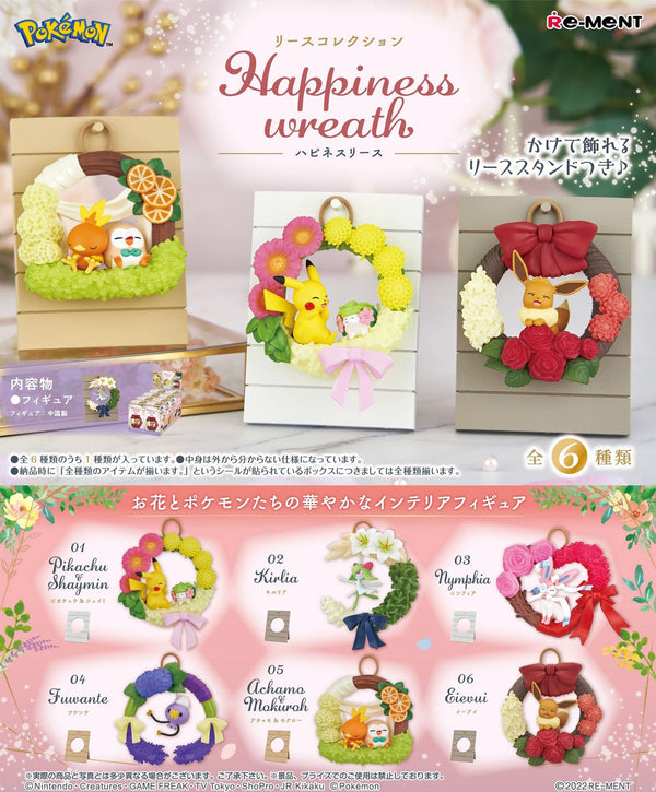 Re-Ment Samlarfigurer Pokemon Happiness Wreath Collection figur