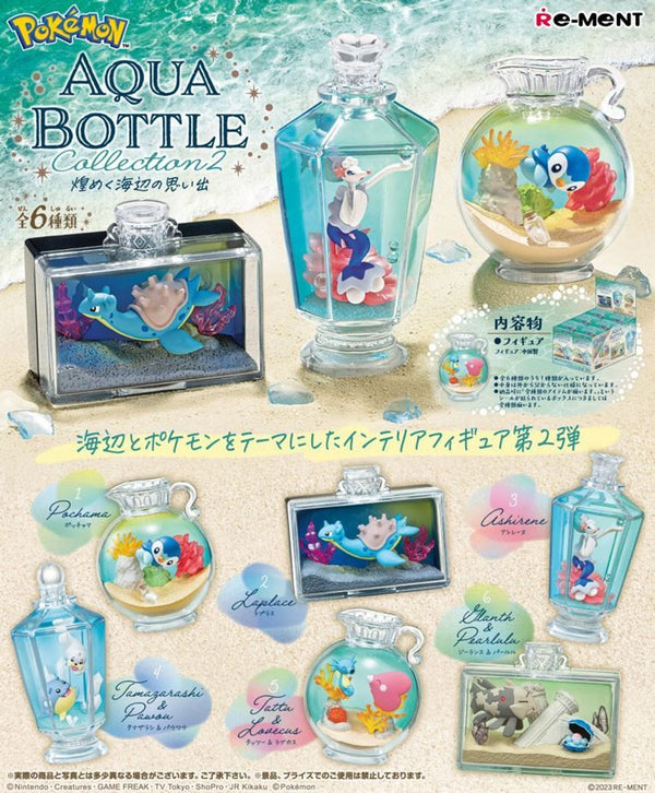 Re-Ment Samlarfigurer Pokemon Aqua Bottle Collection Vol.2 - Memories on the Shiny Shore figur