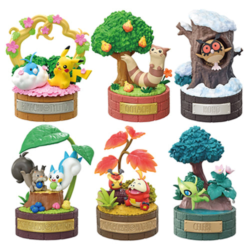 Re-Ment Pokemon Peaceful Moments A Little Tale of the Forest Series 2 Figure Collection Complete Box (6st)