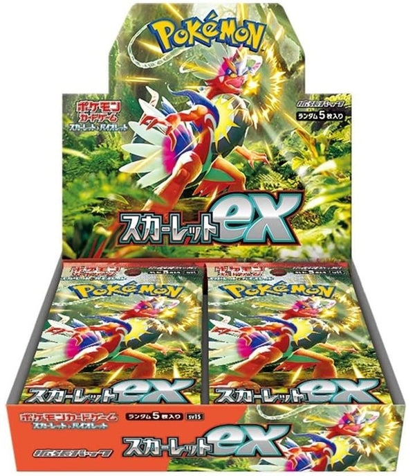 Pokemon Scarlet & Violet: Scarlet Booster Box Display (Japansk)